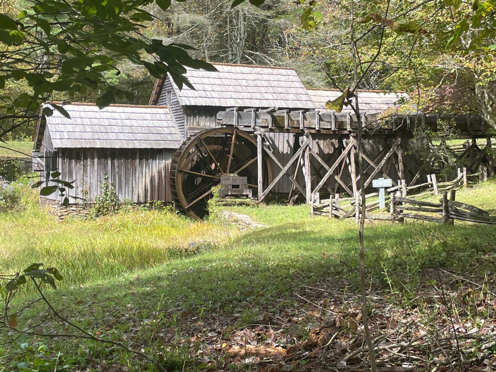 Old water driven mill